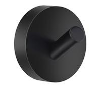 Smedbo UK Black Brass Towel Hook Wall Mounted Bathroom Storage Organiser Smedbo UK Black
