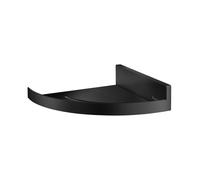 Smedbo UK Black Corner Shower Shelf Floating Wall Mounted Stainless Steel Smedbo UK Black