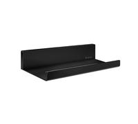 Smedbo UK Black Grout Line Floating Shower Shelf with Lines Stainless Steel Smedbo UK Black