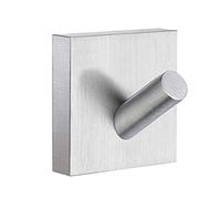 Smedbo UK Brushed Chrome Towel Hook Wall Mounted Bathroom Storage Organiser in Silver Smedbo UK Silver