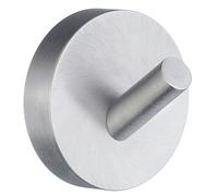 Smedbo UK Brushed Chrome Towel Hook Wall Mounted Bathroom Storage Organiser in Silver Smedbo UK Silver