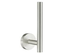 Smedbo UK Brushed Nickel Spare Toilet Roll Holder Wall Mounted Bathroom Storage in Silver Smedbo UK Silver