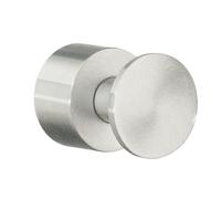Smedbo UK Pair of Brushed Nickel Towel Hook Wall Mounted Bathroom Storage in Silver Smedbo UK Silver