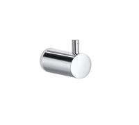 Smedbo UK Pair of Polished Chrome Multi Purpose Towel Hook Wall Mounted Storage in Silver Smedbo UK Silver