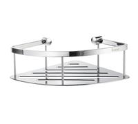 Smedbo UK Polished Chrome Corner Shower Soap Basket Caddy Shelf Brass in Silver Smedbo UK Silver