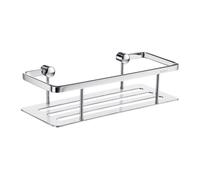 Smedbo UK Polished Chrome Shower Soap Basket Caddy Shelf Wall Mounted Brass in Silver Smedbo UK Silver