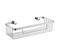 Smedbo UK Polished Chrome Shower Soap Basket Caddy Wall Mounted Brass in Silver Smedbo UK Silver