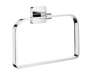 Smedbo UK Polished Chrome Towel Ring Wall Mounted Bathroom Storage Organiser in Silver Smedbo UK Silver