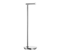 Smedbo Polished Stainless Steel Toilet Roll Holder With Round Base