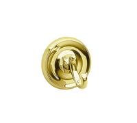 Smedbo Villa Towel Hook, Brass, Gold, 7 x 5.7 x 7 cm