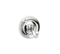 Smedbo Villa Towel Hook, Brass, Silver, 7 x 5.7 x 7 cm