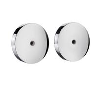 Smedbo Xtra - Mounting Plate, Polished Chrome, For Single Hooks And Shower Baskets
