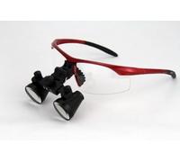 SMEDENT Dental Surgical Loupe Loupes 2.5X Magnification Working Distance 420mm Burgundy Safety Goggle