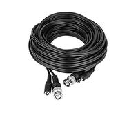 Smedz BNC Video Power Cable 30 Meter For CCTV Camera DVR Security System - Black