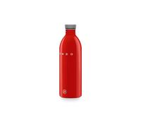 SMEG x 24Bottles Lightweight and Leakproof Urban Bottle, Stainless Steel, 50’s Style,1L, Red, WBF02RD