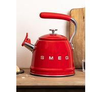 Smeg 2.3L Whistling Kettle, Cool Touch Handle, Red Red
