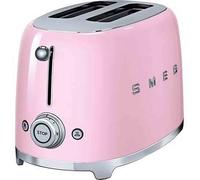 Smeg 2 Slice Retro Style Toaster in Pink | 950W | TSF01PKUK | Brand New