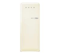 Smeg 244 Litre Fifties Style Left Hand Hinge Freestanding Fridge Wit FAB28LCR6UK