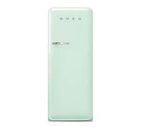 Smeg 244 Litre Fifties Style Left Hand Hinge Freestanding Fridge With Ice Box Pastel Green