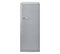 Smeg 244 Litre Fifties Style Right Hand Hinge Freestanding Fridge With Ice Box Silver