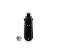 Smeg 24Bottles Clima Stainless Steel 1000ml Bottle in Black Smeg Black 1000ml