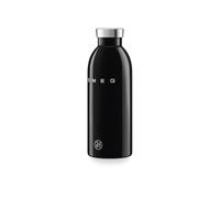 Smeg 24Bottles Stainless Steel 500ml Bottle in Black Smeg Black 500ml