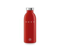 SMEG x 24Bottles,Clima Bottle, 50's style aesthetic, 500 ml, Red, WBF01RD