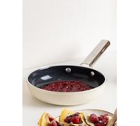 Smeg 50’s Style Non-Stick Frying Pan, Matte Cream, FPF2402CRM