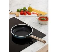 Smeg 24Cm Retro Frying Pan, Oven Safe, Aluminium, Emerald Green Green
