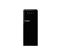 Smeg 270 Litre Fifities Style Right Hand Hinge Freestanding Fridge With Ice Box - Black