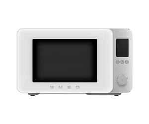 SMEG, 27L Collezione Microwave With Grill, Convection & Airfry, 25 Auto cook Programmes, 9 Cooking Functions Quick Start, Soft Close, Matt White, MOC02WHMUK