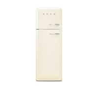 Smeg 294 Litre Fifties Style Left Hand Hinge 70/30 Fridge Freezer - Cream