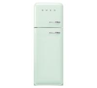 Smeg 294 Litre Fifties Style Left Hand Hinge 70/30 Fridge Freezer - Pastel Green