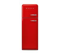 Smeg 294 Litre Fifties Style Left Hand Hinge 70/30 Fridge Freezer - Red