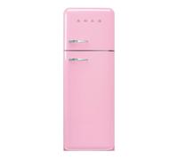 Smeg 294 Litre Fifties Style Right Hand Hinge 70/30 Fridge Freezer - Pink