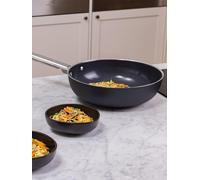Smeg 30Cm Retro Wok, Oven Safe Aluminium, Black Black