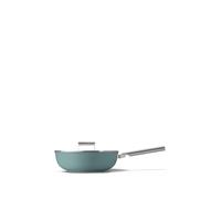 Smeg 30Cm Retro Wok, Oven Safe Aluminium, Emerald Green Green
