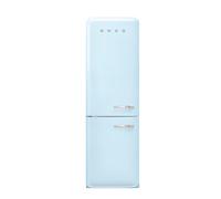 Smeg 331 Litre Fifties Style Left Hand Hinge 70/30 Fridge Freezer - Pastel Blue