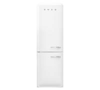 Smeg 331 Litre Fifties Style Left Hand Hinge 70/30 Fridge Freezer - White
