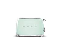 Smeg 4 Slice Toaster Pastel Green Stainless Steel Wide Slot Tsf03Pguk 50's Retro In Pale Blue Pale Blue A