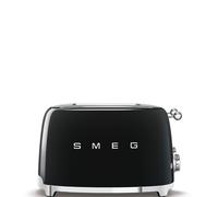 SMEG 50’s Retro Style 4-Slice Toaster - Black TSF03BLUK