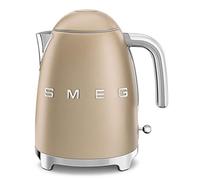 Smeg 50’s Style Jug Kettle, Soft Opening, 360 Swivel Base, Anti-Slip Feet, 300W, 1.7L, Matte Champagne Gold