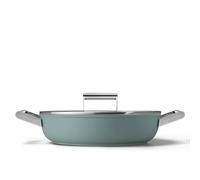 Smeg 50’s Style Non-Stick Deep Pan, Matte Emerald Green, DPF2812EGM