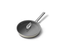 Smeg 50’s Style Non-Stick Frying Pan, Matte Cream, FPF2002CRM