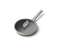 Smeg 50’s Style Non-Stick Frying Pan, Matte Cream, FPF2402CRM