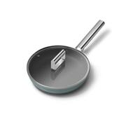 Smeg 20Cm Retro Frying Pan, Oven Safe, Aluminium, Emerald Green Green