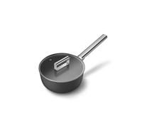 Smeg 50’s Style Non-Stick Saucepan, Matte Black, SPF2012BLM