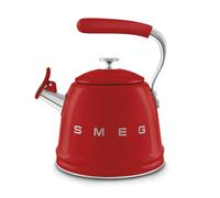Smeg 50’s Style Whistling Kettle, 2.3L, Red WKF01RD
