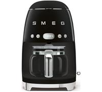 SMEG 50's Retro DCF02BLUK Filter Coffee Machine - Black, Cream