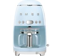 Smeg 50's Retro DCF02PBUK Filter Coffee Machine with Timer - Pastel Blue, Blue